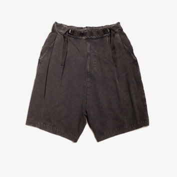 PATTON WASHED BLACK SHORTS - HAVIE MNFCT.