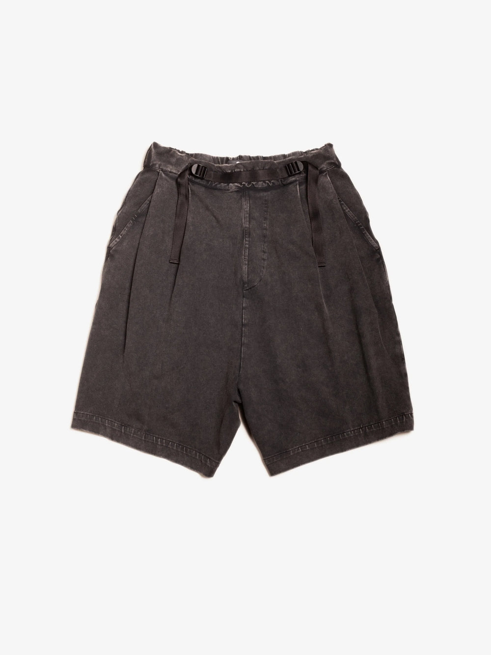 PATTON WASHED BLACK SHORTS - HAVIE MNFCT.