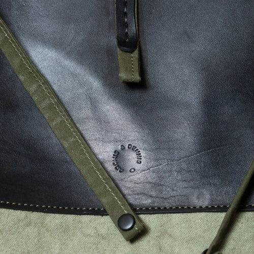 BENZIN TOTE WASHED GREEN - HAVIE MNFCT.