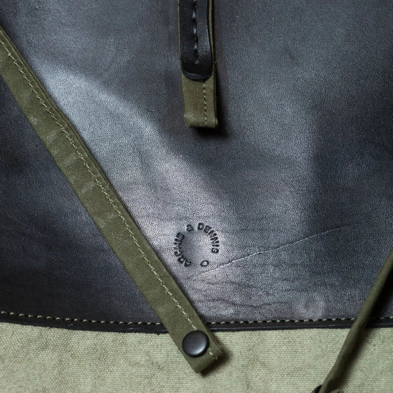 BENZIN TOTE WASHED GREEN - HAVIE MNFCT.