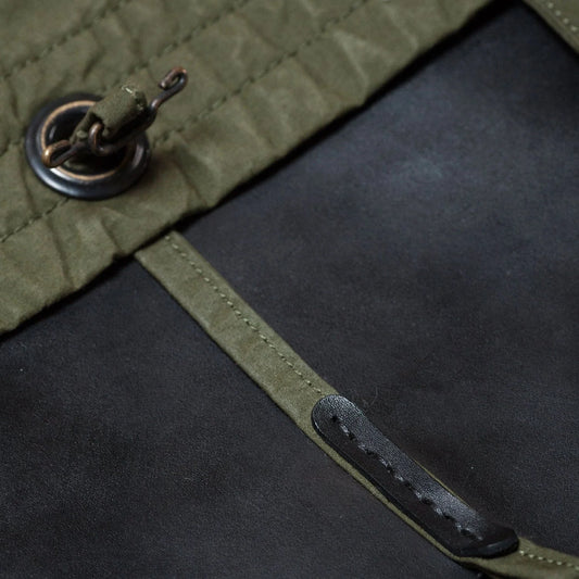 BENZIN TOTE WASHED GREEN - HAVIE MNFCT.