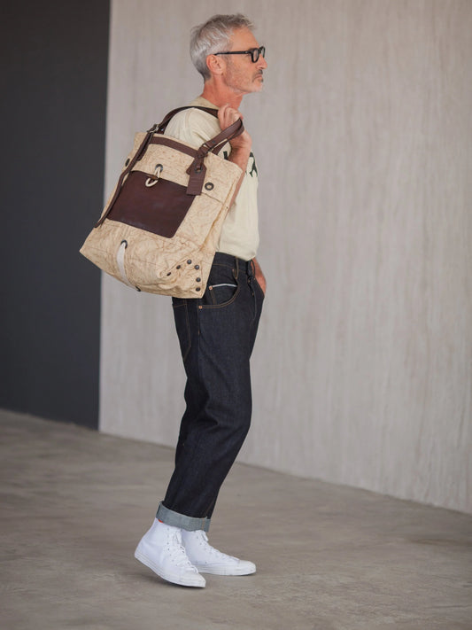 BENZIN TOTE BONE - HAVIE MNFCT.