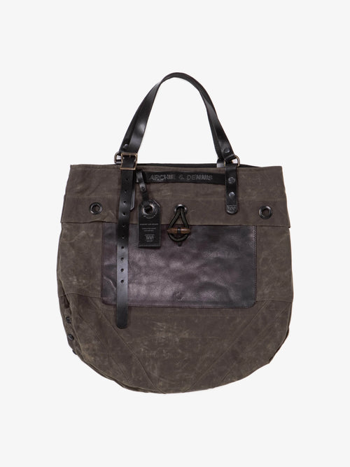 BENZIN TOTE DARK GREEN - HAVIE MNFCT.