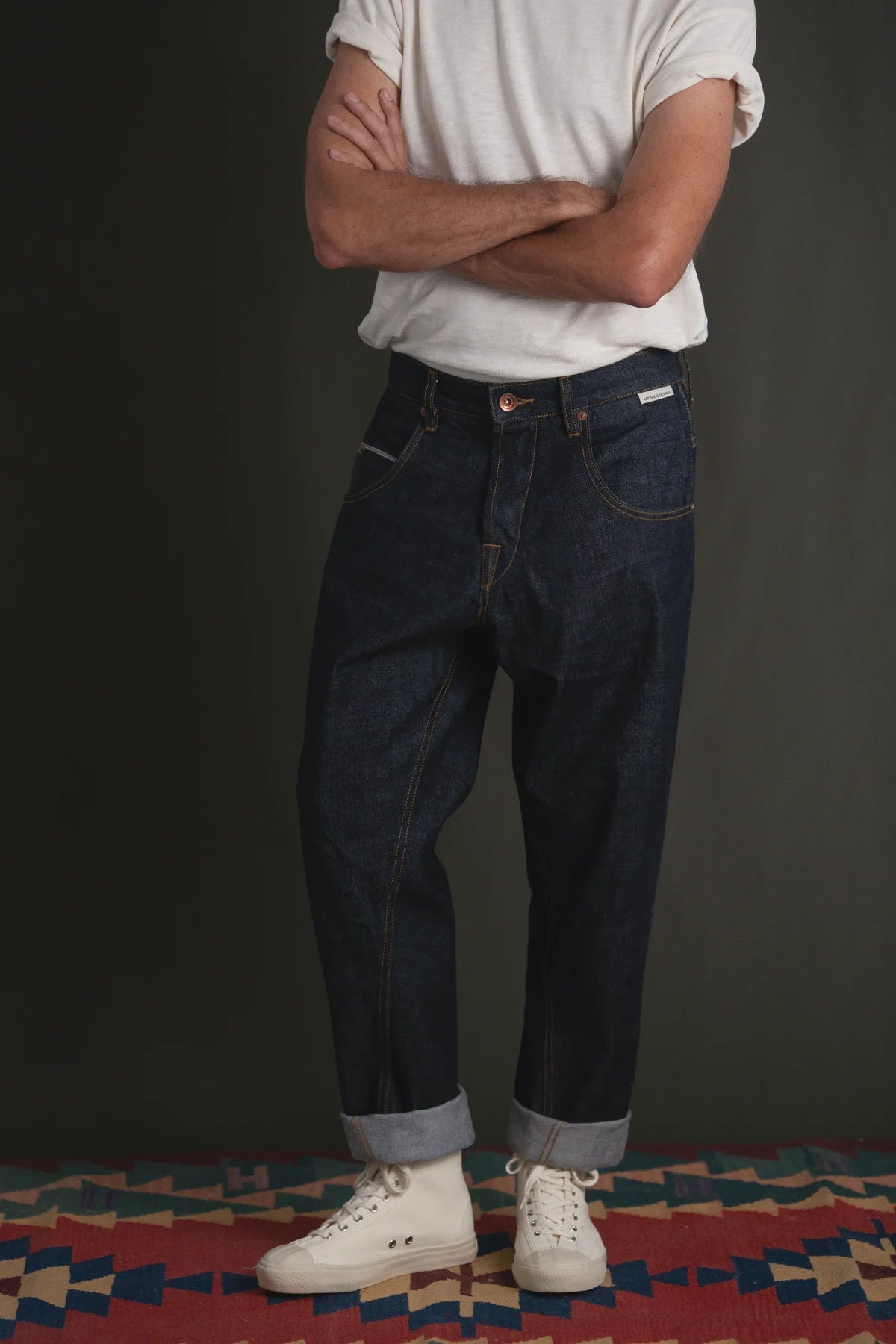 BLUE SELVEDGE DENIM PANTS
