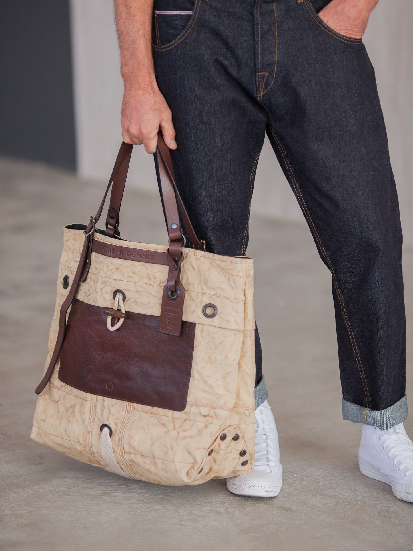 BENZIN TOTE BONE - HAVIE MNFCT.