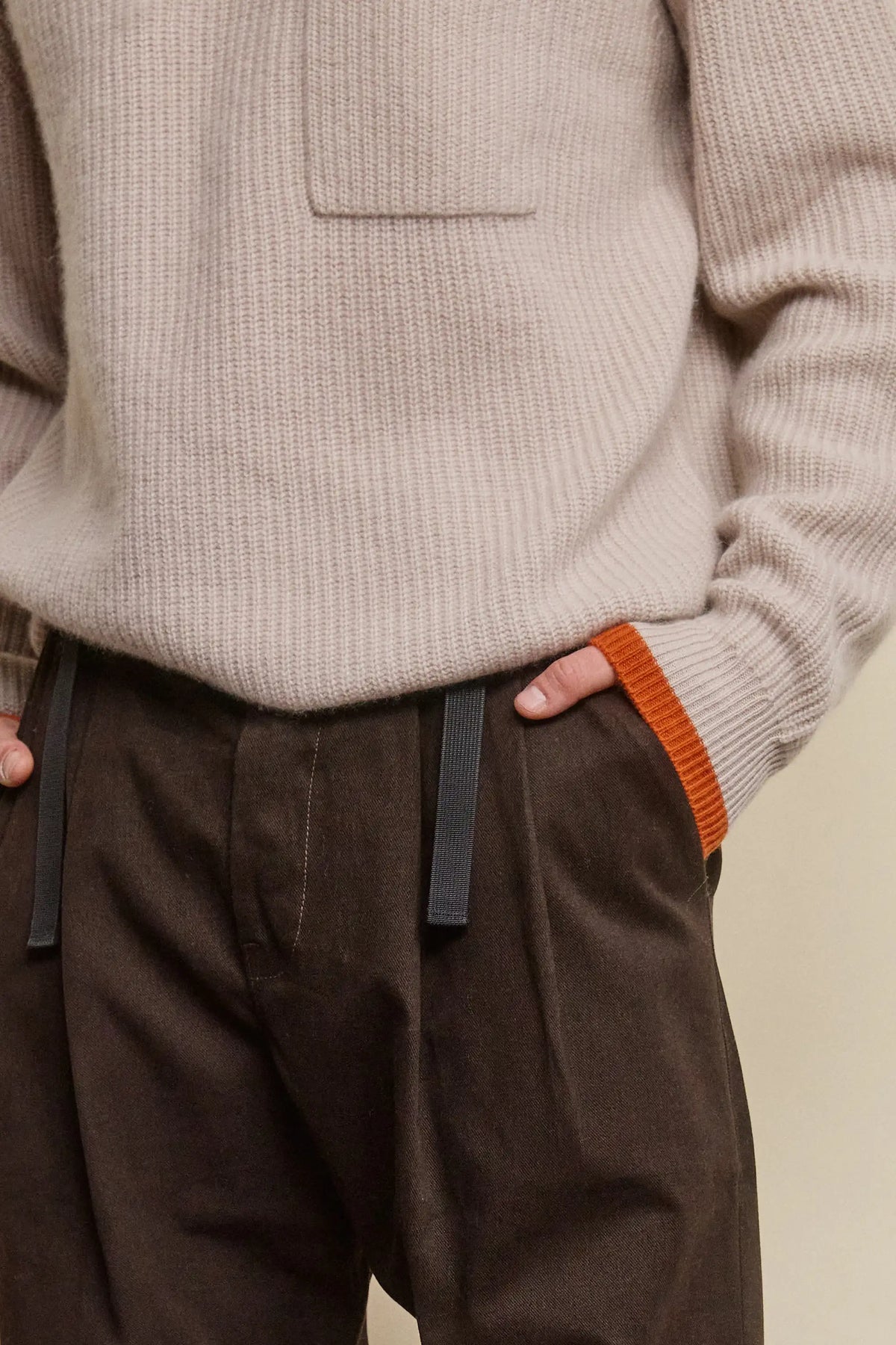 JUTE CASHMERE SWEATER